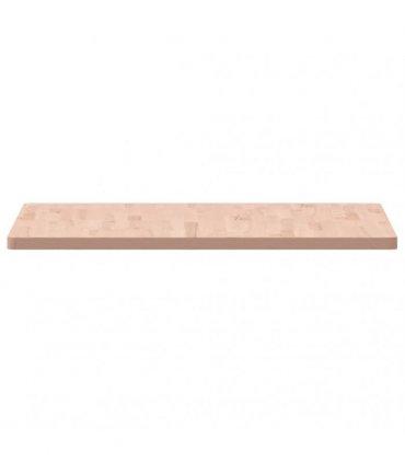 vidaXL Table Top 80x80x2.5 cm Square Solid Wood Beech — Colour: light brown, Size: 80 x 80 x 2.5 cm