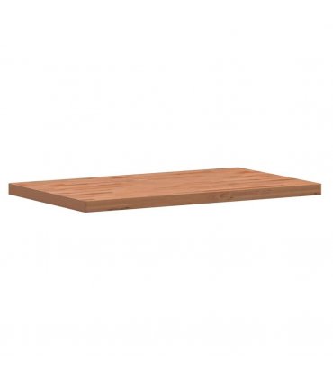vidaXL Table Top 100x60x4 cm Rectangular Solid Wood Beech — Colour: brown, Size: 100 x 60 x 4 cm
