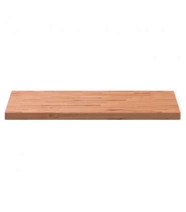 vidaXL Table Top 100x60x4 cm Rectangular Solid Wood Beech — Colour: brown, Size: 100 x 60 x 4 cm