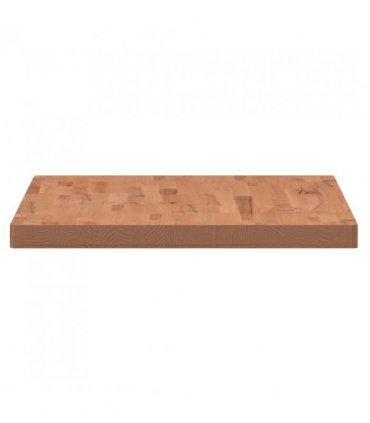 vidaXL Table Top 100x60x4 cm Rectangular Solid Wood Beech — Colour: brown, Size: 100 x 60 x 4 cm