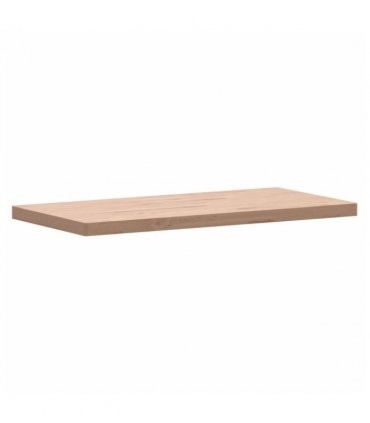 vidaXL Table Top 100x50x4 cm Rectangular Solid Wood Beech — Colour: natural, Size: 100 x 50 x 4 cm