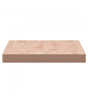 vidaXL Table Top 100x50x4 cm Rectangular Solid Wood Beech — Colour: natural, Size: 100 x 50 x 4 cm