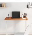 vidaXL Table Top 80x40x1.5 cm Rectangular Solid Wood Beech — Colour: brown, Size: 80 x 40 x 1.5 cm