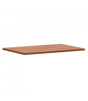 vidaXL Table Top 60x40x1.5 cm Rectangular Solid Wood Beech — Colour: brown, Size: 60 x 40 x 1.5 cm