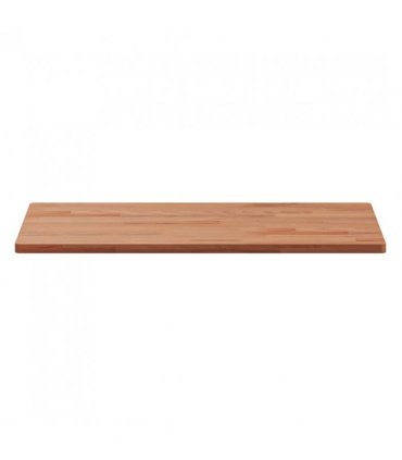 vidaXL Table Top 60x40x1.5 cm Rectangular Solid Wood Beech — Colour: brown, Size: 60 x 40 x 1.5 cm