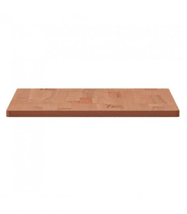 vidaXL Table Top 60x40x1.5 cm Rectangular Solid Wood Beech — Colour: brown, Size: 60 x 40 x 1.5 cm