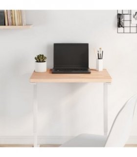 vidaXL Table Top 60x40x2.5 cm Rectangular Solid Wood Beech — Colour: natural, Size: 60 x 40 x 2.5 cm