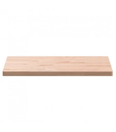 vidaXL Table Top 60x40x2.5 cm Rectangular Solid Wood Beech — Colour: natural, Size: 60 x 40 x 2.5 cm