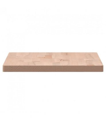 vidaXL Table Top 60x40x2.5 cm Rectangular Solid Wood Beech — Colour: natural, Size: 60 x 40 x 2.5 cm