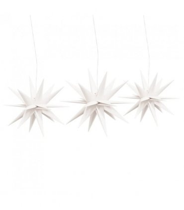 vidaXL Christmas Lights with LEDs 3 pcs Foldable White