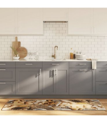 vidaXL Kitchen Rug Multicolour 60x180 cm Washable