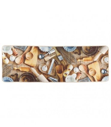 vidaXL Kitchen Rug Multicolour 60x180 cm Washable