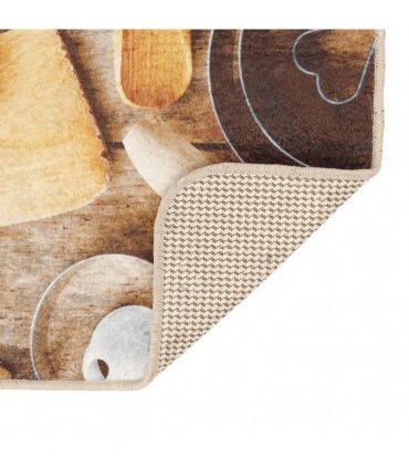 vidaXL Kitchen Rug Multicolour 60x180 cm Washable