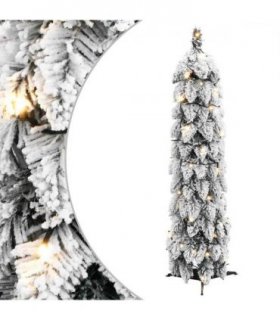 vidaXL Artificial Pre-lit Christmas Tree with 30 LEDs and Flocked Snow 60 cm — Colour: white