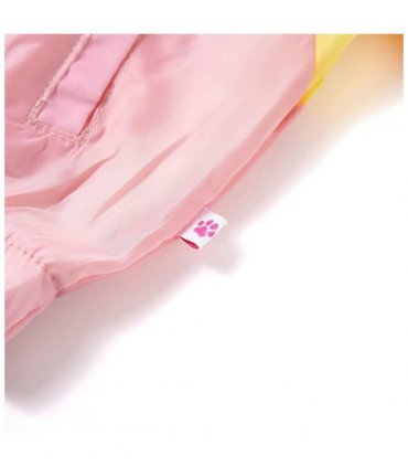 Kids' Hooded Jacket with Zip Multicolour 116 — Colour: pink, Size: 116 (5-6y)