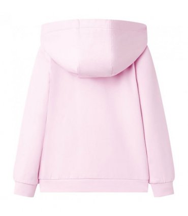 Kids' Hooded Sweatshirt Light Pink 116 — Size: 116 (5-6y)