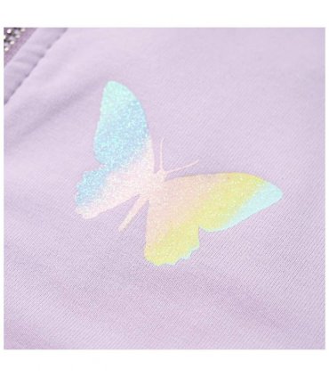 Kids' Hooded Sweatshirt Lila 104 — Size: 104 (3-4y)