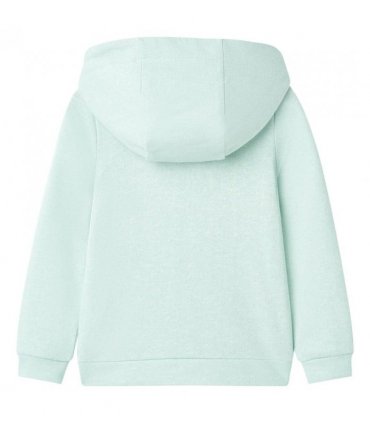 Kids' Hooded Sweatshirt with Zip Light Mint Mix 92 — Size: 92 (1.5-2y)