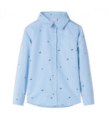 Kids' Shirt Light Blue 128 — Size: 128 (7-8y)