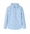Kids' Shirt Light Blue 128 — Size: 128 (7-8y)