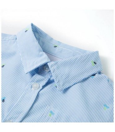 Kids' Shirt Light Blue 128 — Size: 128 (7-8y)