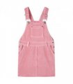 Kids' Overall Dress Corduroy Light Pink 116 — Size: 116 (5-6y)