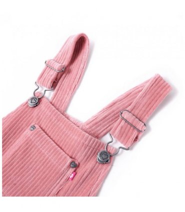 Kids' Overall Dress Corduroy Light Pink 116 — Size: 116 (5-6y)