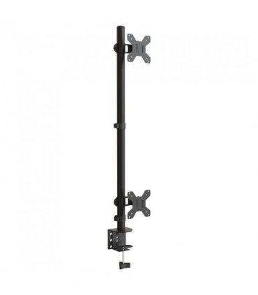 vidaXL Dual Monitor Stand Black Steel VESA 75/100 mm — Model: dual (without arm)