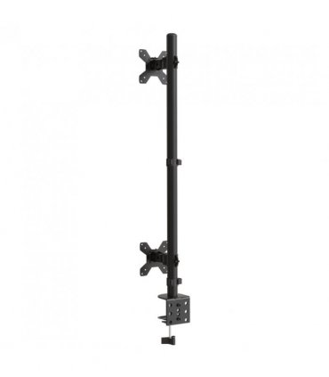 vidaXL Dual Monitor Stand Black Steel VESA 75/100 mm — Model: dual (without arm)