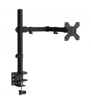 vidaXL Monitor Mount Black Steel VESA 75/100 mm — Model: single