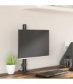 vidaXL Monitor Mount Black Steel VESA 75/100 mm — Model: single (without arm)