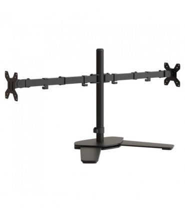 vidaXL Dual Monitor Stand Black Steel VESA 75/100 mm — V0671971497