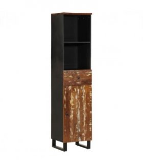 vidaXL Bathroom Cabinet 38x33x160 cm Solid Wood Reclaimed — Colour: multicolour