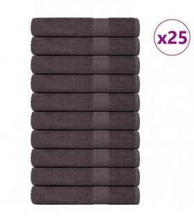 vidaXL Towels "FROGN" 25 pcs Anthracite 100x200 cm 360 gsm — Size: 100 x 200 cm