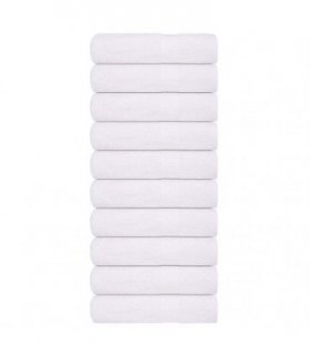 vidaXL Bath Towels "FROGN" 10 pcs White 100x150 cm 360 gsm — Size: 100 x 150 cm