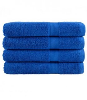 vidaXL Premium Towels "SOLUND" 4 pcs Blue 100x200 cm 600 gsm — Size: 100 x 200 cm