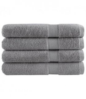 vidaXL Premium Towels "SOLUND" 4 pcs Grey 100x200 cm 600 gsm — Size: 100 x 200 cm