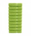 vidaXL Premium Hand Towels SOLUND 10 pcs Apple Green 50x100 cm 600 gsm — Size: 50 x 100 cm