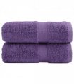 vidaXL Premium Guest Towels SOLUND 2 pcs Purple 30x50 cm 600 gsm — Size: 30 x 50 cm