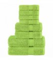 vidaXL 8 Piece Premium Towel Set SOLUND Apple Green 600 gsm