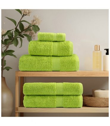 vidaXL 8 Piece Premium Towel Set SOLUND Apple Green 600 gsm
