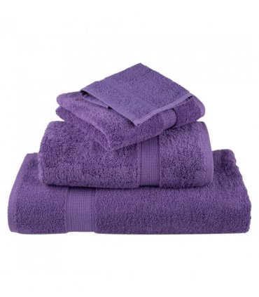 vidaXL 8 Piece Premium Towel Set SOLUND Purple 600 gsm