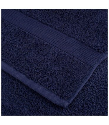 vidaXL 8 Piece Premium Towel Set SOLUND Navy Blue 600 gsm