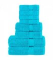 vidaXL 8 Piece Premium Towel Set SOLUND Turquoise 600 gsm