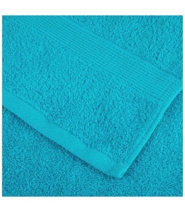 vidaXL 8 Piece Premium Towel Set SOLUND Turquoise 600 gsm