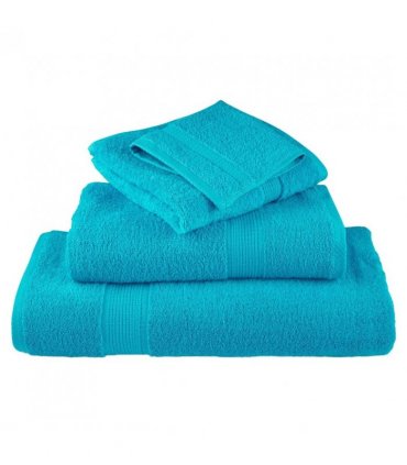 vidaXL 12 Piece Premium Towel Set SOLUND Turquoise 600 gsm