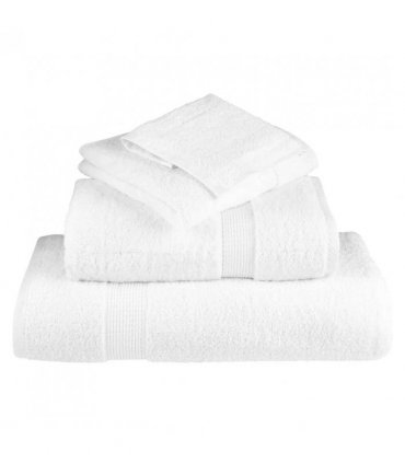 vidaXL 12 Piece Premium Towel Set SOLUND White 600 gsm