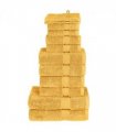 vidaXL 12 Piece Premium Towel Set SOLUND Gold 600 gsm