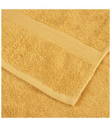 vidaXL 12 Piece Premium Towel Set SOLUND Gold 600 gsm