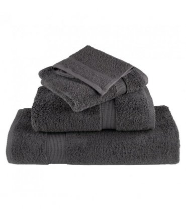 vidaXL 12 Piece Premium Towel Set SOLUND Anthracite 600 gsm